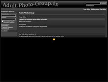 Tablet Screenshot of adult-photo-group.de
